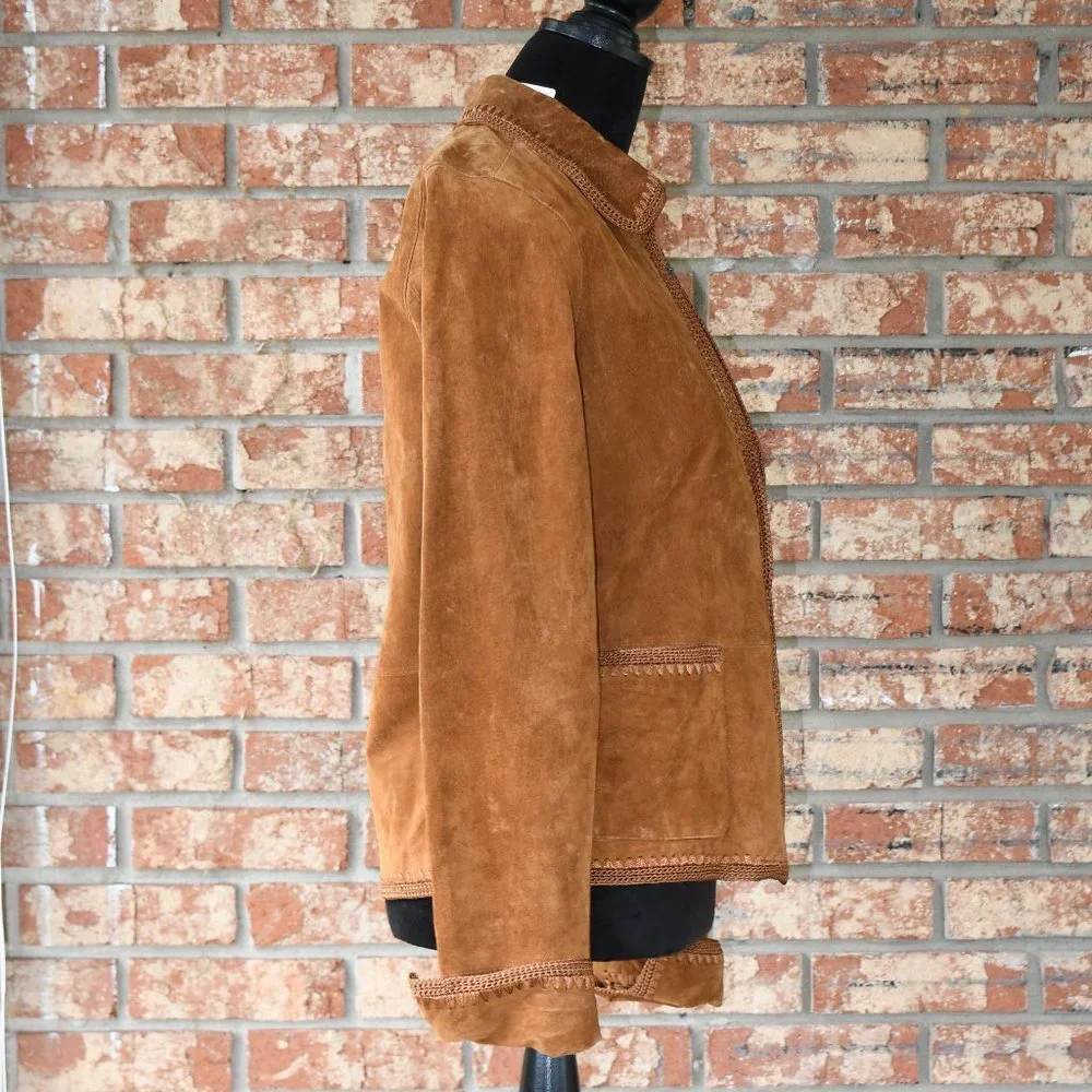 CHRISTOPHER & Banks Suede Jacket - Picture 3 of 7